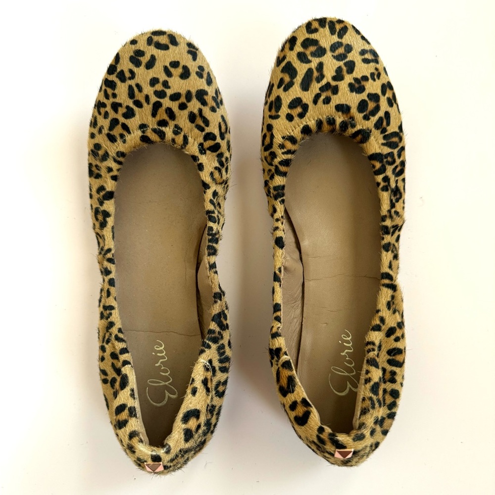 Elorie Cheetah Women's Ballet Shoes size 8